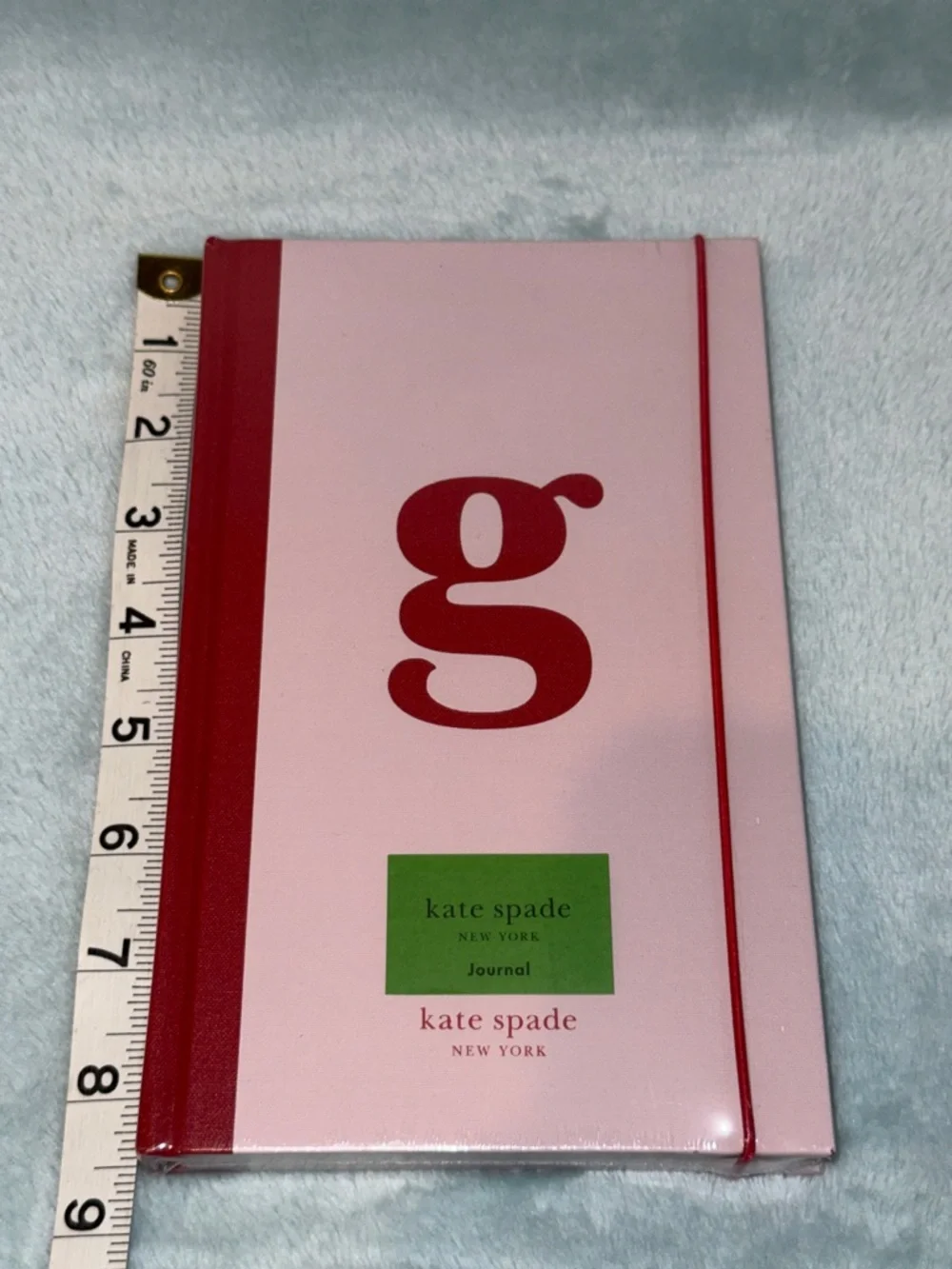 kate spade Pink and Red 'g' Hardcover Journal